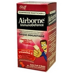 Airborne ImmunoDefence Compresse Masticabili Frutti di Bosco 64g - Pagina prodotto: https://www.farmamica.com/store/dettview.php?id=9031