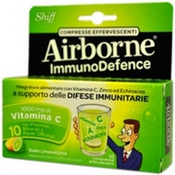 Airborne ImmunoDefence Lemon-Lime Effervescent Tablets 44g - Product page: https://www.farmamica.com/store/dettview_l2.php?id=9033