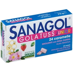 Sanagol Throat Tuss Junior Candy 70g - Product page: https://www.farmamica.com/store/dettview_l2.php?id=9072