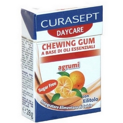 Curasept DayCare Chewing Gum Agrumi 28g - Pagina prodotto: https://www.farmamica.com/store/dettview.php?id=9387