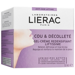 Lierac Liftissime Cou Redensifying Gel-Cream Neck-Decollete 50mL - Product page: https://www.farmamica.com/store/dettview_l2.php?id=9436