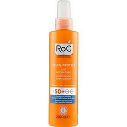 RoC Soleil-Protect Lozione Spray Idratante SPF50 200mL - Pagina prodotto: https://www.farmamica.com/store/dettview.php?id=9560