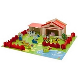 Teorema Playset Happy Farm Wooden 40485 - Product page: https://www.farmamica.com/store/dettview_l2.php?id=9687