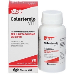 Omega3 Viti Colesterolo Perle 61,2g - Pagina prodotto: https://www.farmamica.com/store/dettview.php?id=9709