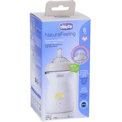 Chicco Step Up 3 6M Feeding Bottle 330mL - Product page: https://www.farmamica.com/store/dettview_l2.php?id=9790