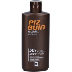 Piz Buin Allergy Sun Sensitive Skin Lotion SPF50 200mL - Product page: https://www.farmamica.com/store/dettview_l2.php?id=9924