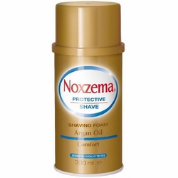 Noxzema Argan Oil Shaving Foam 300mL - Product page: https://www.farmamica.com/store/dettview_l2.php?id=9946